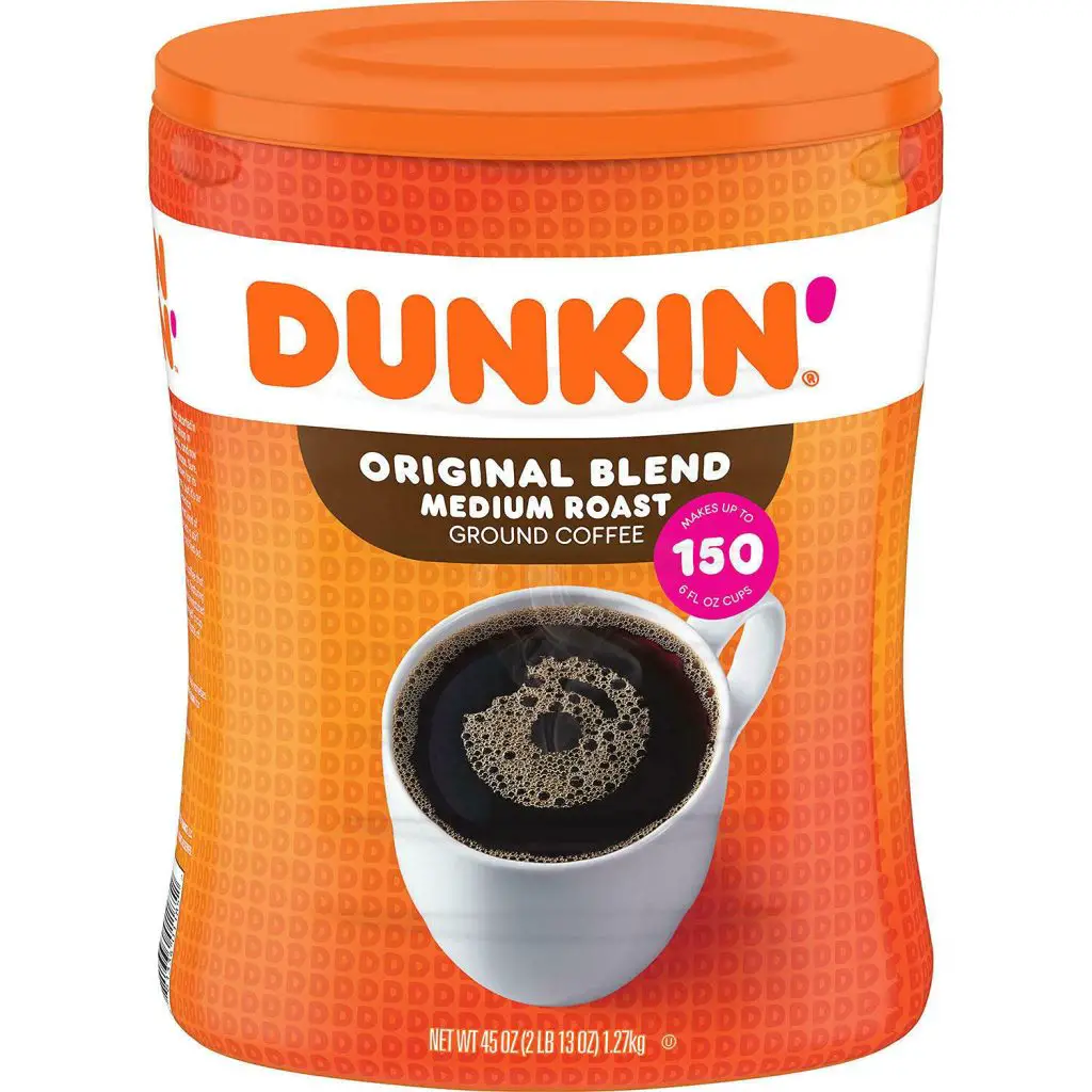 Dunkin Original Blend Medium Roast Ground Coffee, 12 Ounces