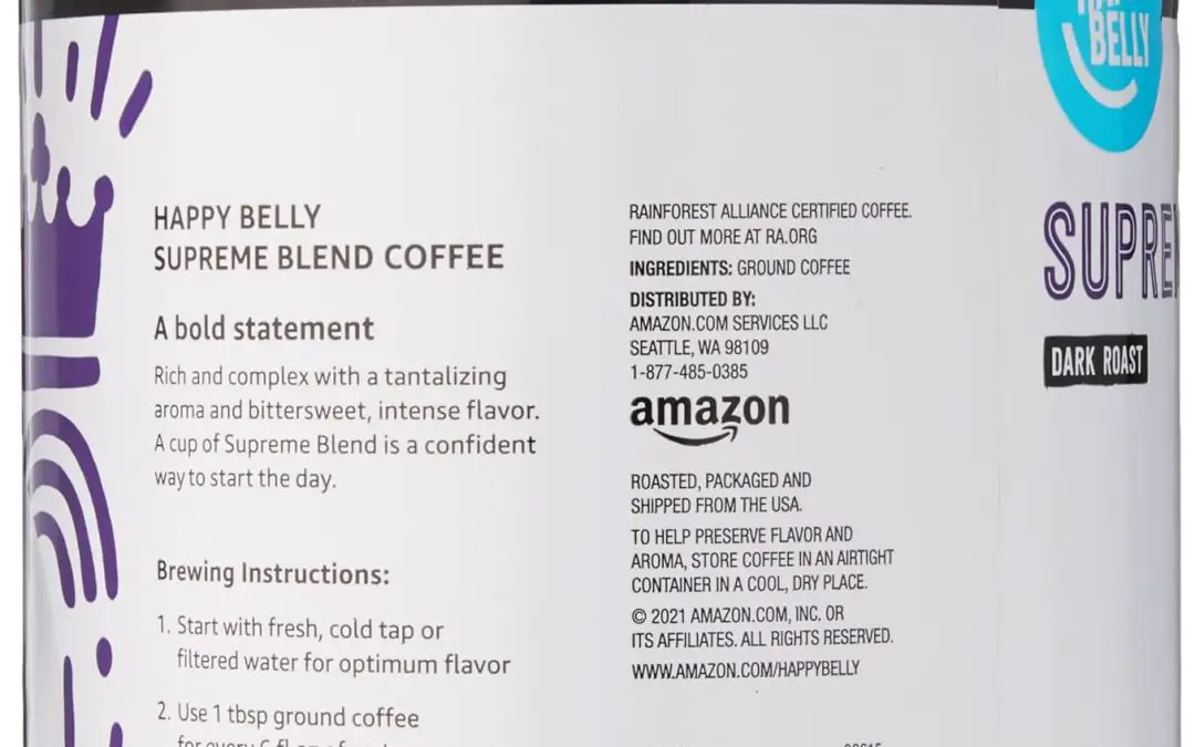 Happy Belly Supreme Blend Canister Ground Coffee Review