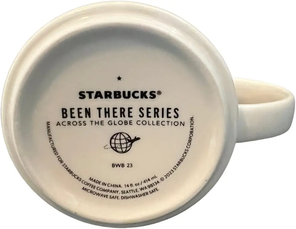 Starbucks Been There Series - Alabama 2023 Exclusive Redesign - Ceramic Coffee Mug - Authentic State Pride Design, Collectors Edition, Capturing Alabamas Spirit - 14 fl oz